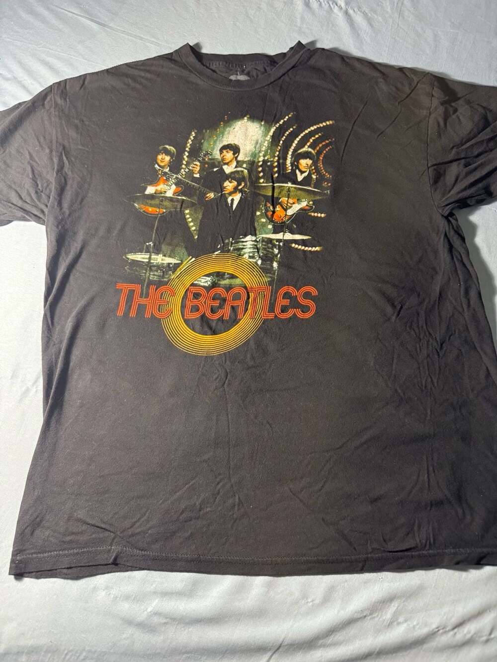 The Beatles T-Shirt Size XL Black Apple Corps 2009